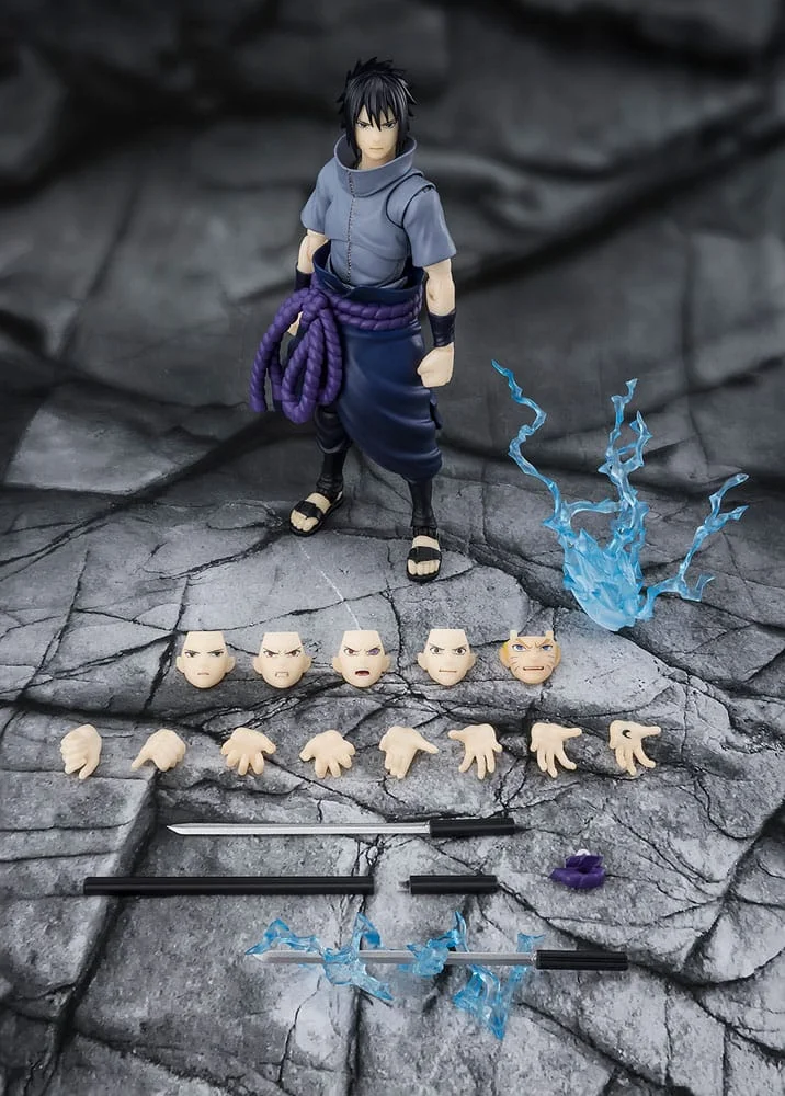 Naruto S.H.Figuarts Action Figure Sasuke Uchiha Solitary Shinobi 15 cm